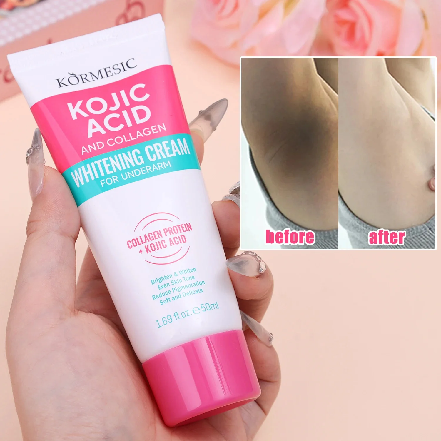 Skincare Collagen - Collagen Underarm Whitening Cream for Dark