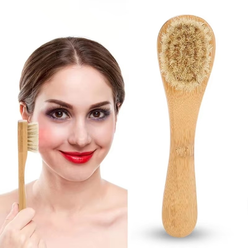 Skincare Animate - 1-8Pcs Cleansing Face Brush Wooden Animal
