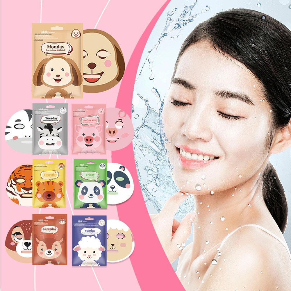 10PCSCute Cartoon Facial Mask  - Skincare Animate review and price