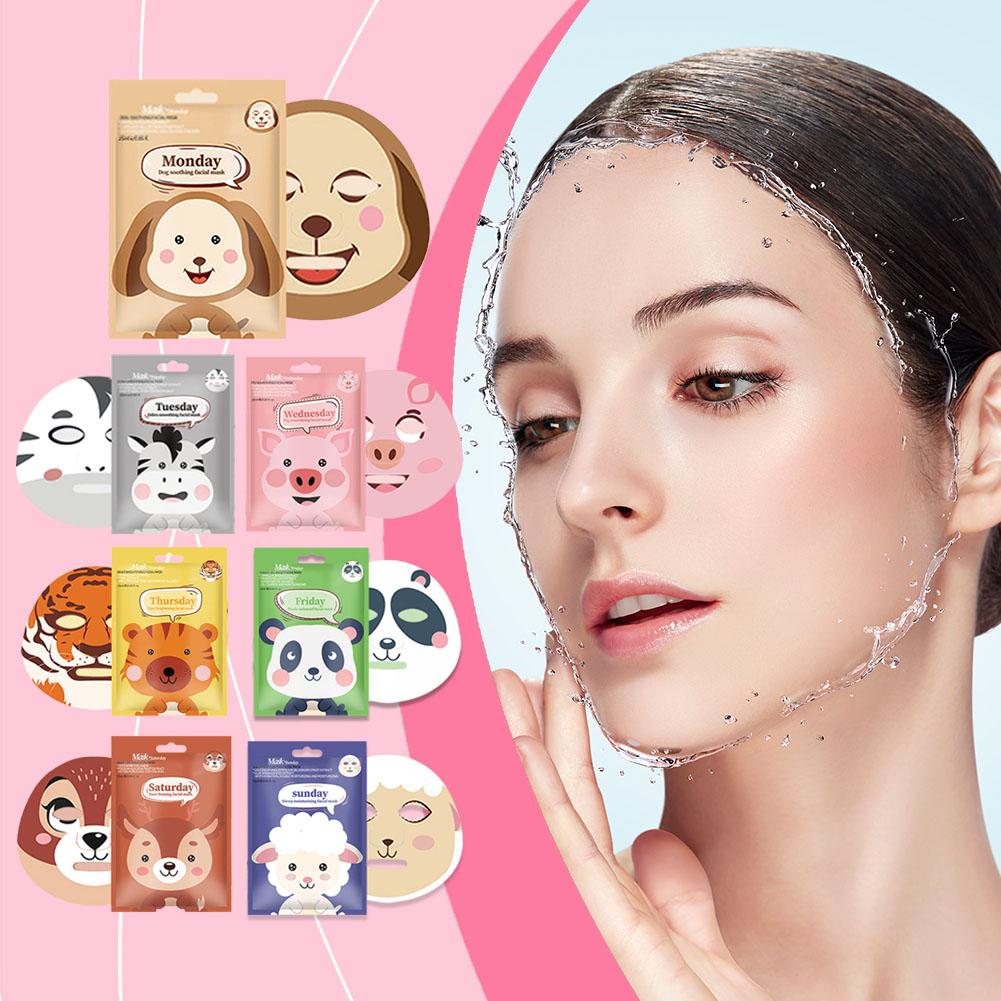 10PCSCute Cartoon Facial Mask  - Skincare Animate review and price