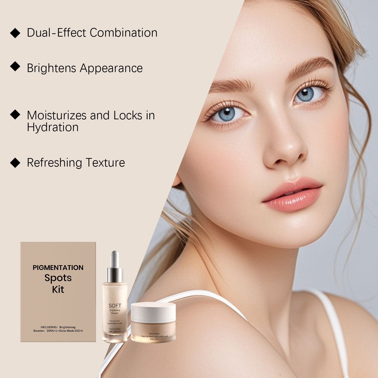 Skincare Brightening Set Moist - Skincare Viral Tiktok review and price