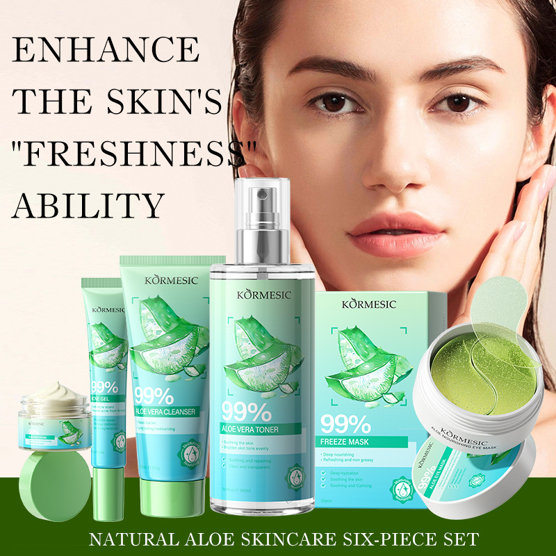 Aloe Vera Skincare Set Cleansi - Skincare Viral Tiktok review and price